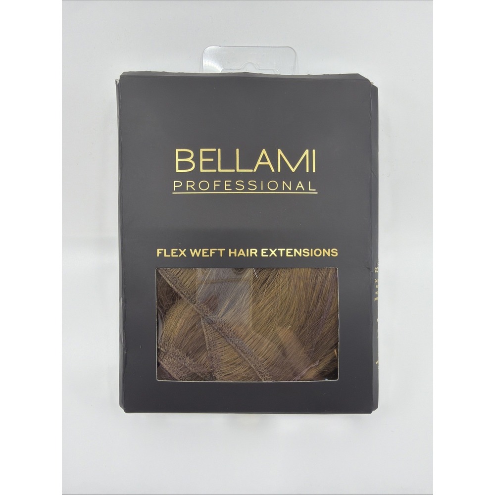 Bellami Professional Straight Flex Weft 20" Hot Toffee Blonde #6/18 Highlights